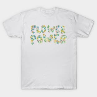 flower power retro pattern T-Shirt